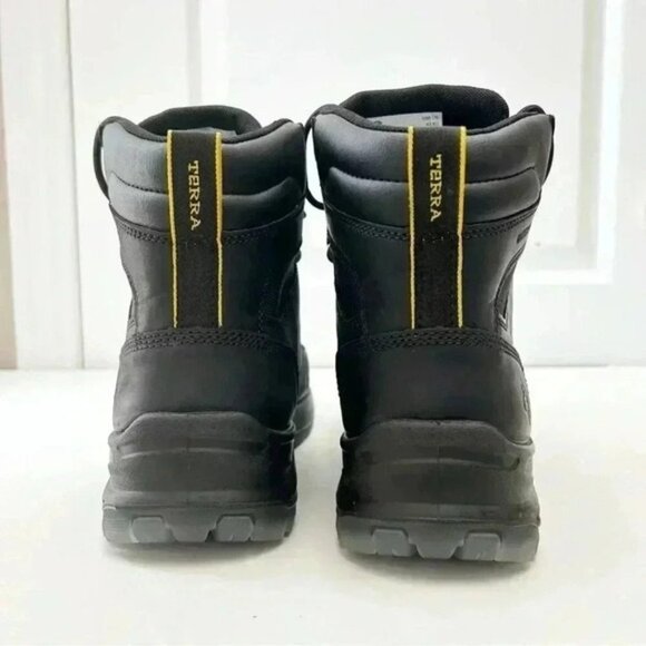 Terra Byrne Work Boot Unisex 6" Waterproof Composite Toe TR0A839BBLK Black 10 - Picture 9 of 16